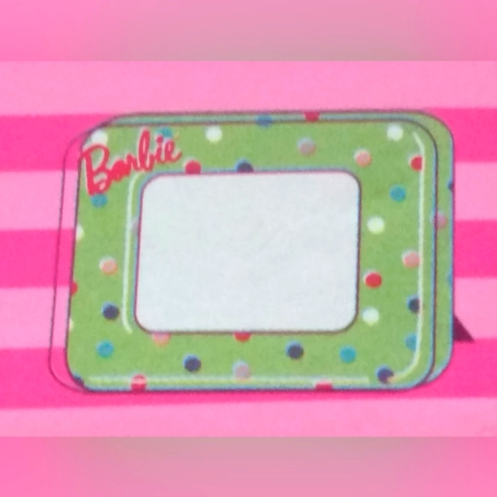Rare Barbie Inflatable Pokeadot Green Photo Frame Sealed Pkg New With Tags b2.00